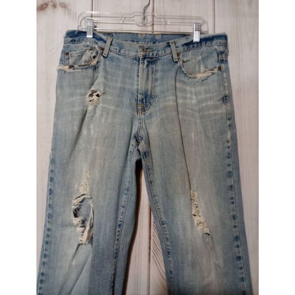 Lucky Brand Jeans Men's 34 Thrashed Light Wash - Picture 3 of 9